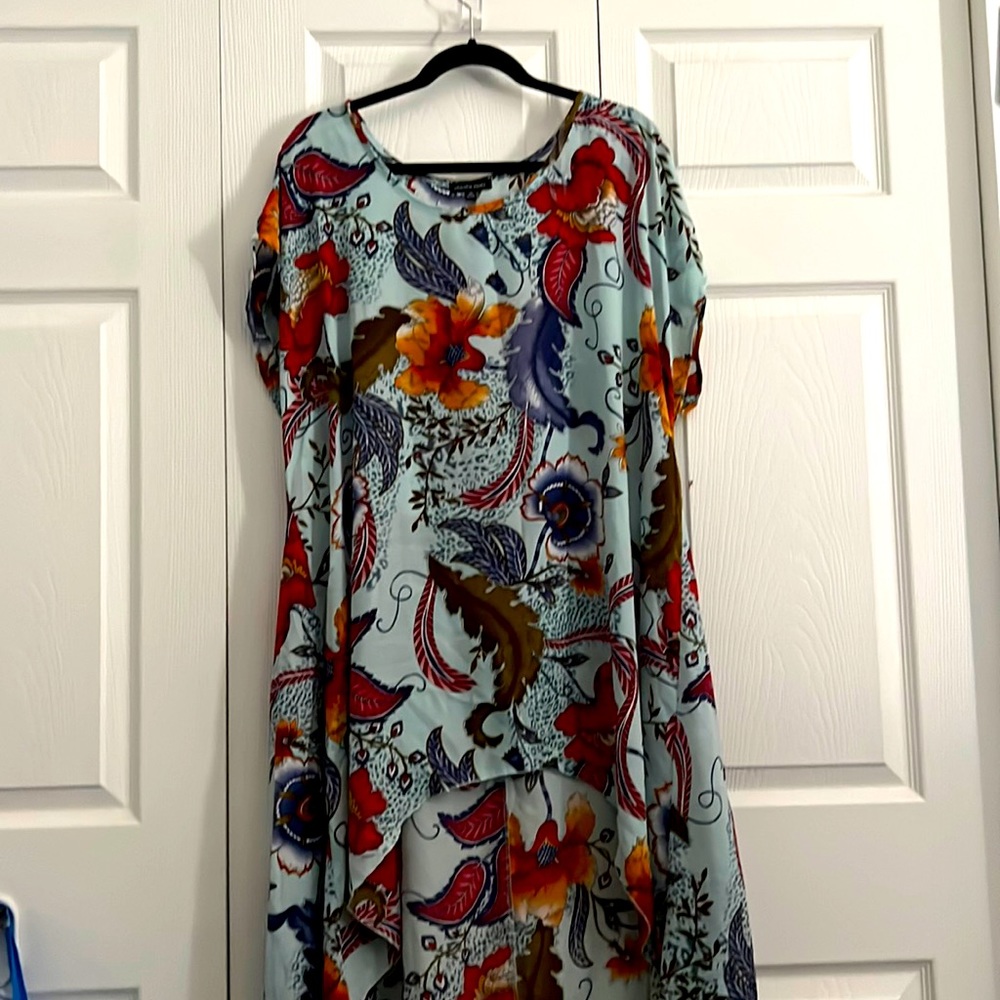 Chacha Vente 3x high low tunic